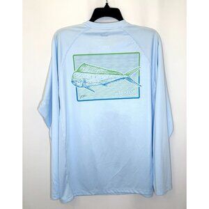 Men's Large Huk Pursuit Long Sleeve Hoodie White